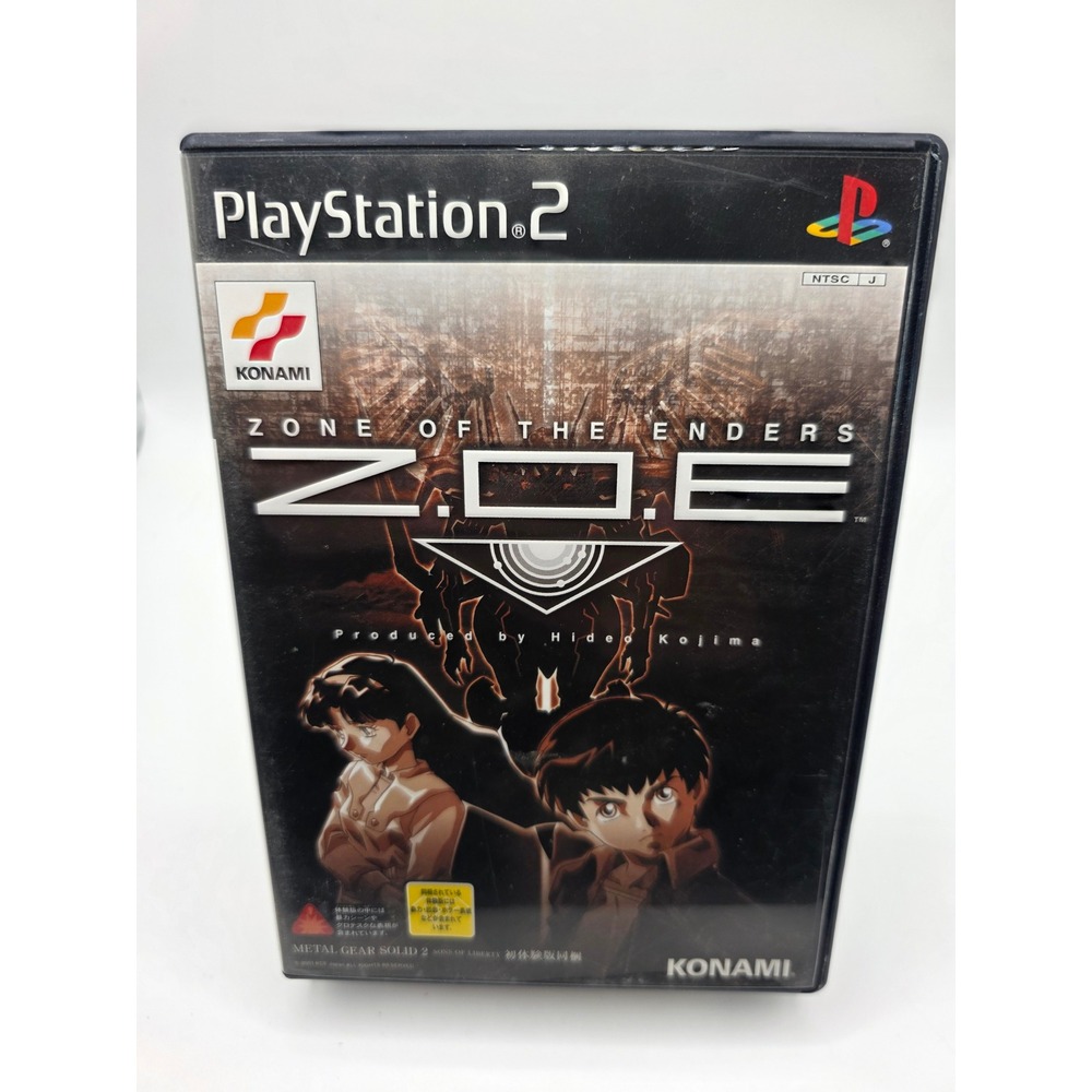 Zone of the Enders ZOE PS2 Japan Import NTSC-J Konami Hideo MGS2 Demo Disc